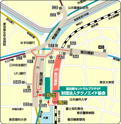 テクノエイド協会地図